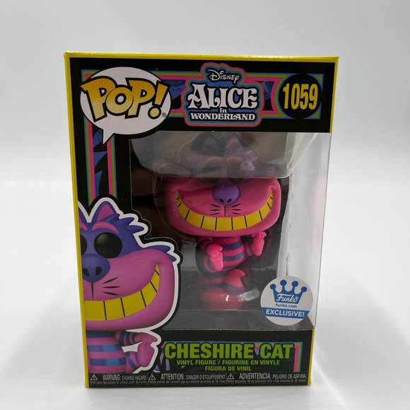 Alice in Wonderland Funko Shop Black Light POP Bundle Set + 4 Free Pop Protector - Picture 2 of 16